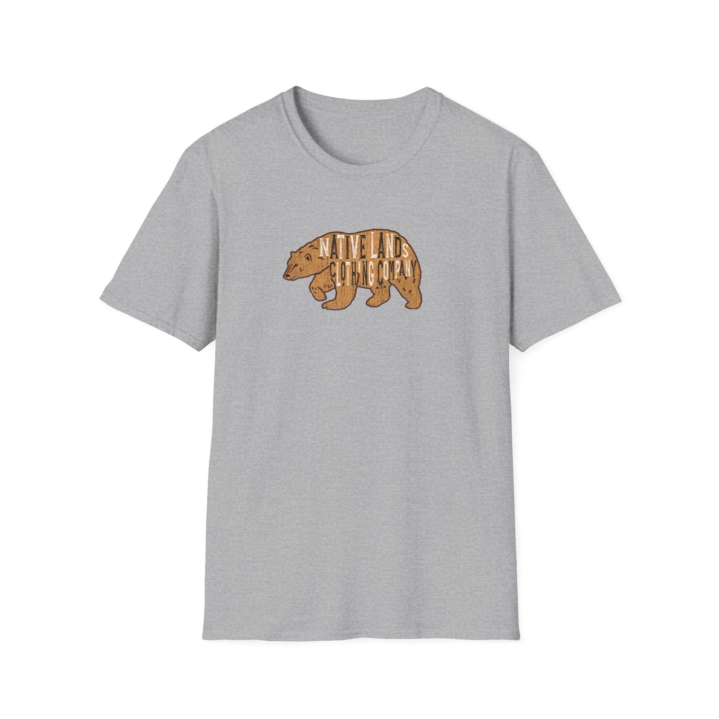 Brown Bear Shirt Cotton - First Nations, Canadian Aboriginal, Indigenous, Native American