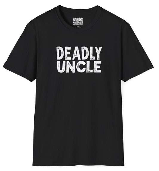 Deadly Uncle Shirt Cotton Native American - Grunge