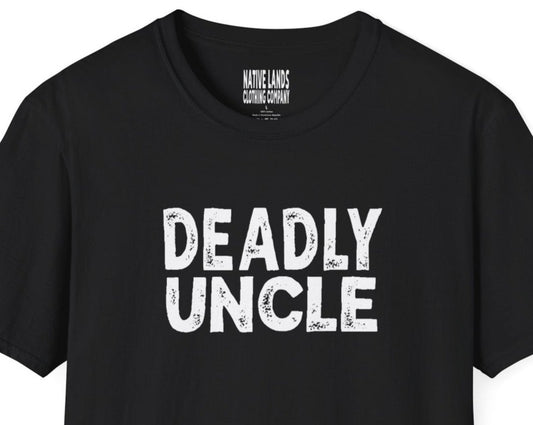 Рубашка Deadly Uncle из хлопка коренных американцев - гранж