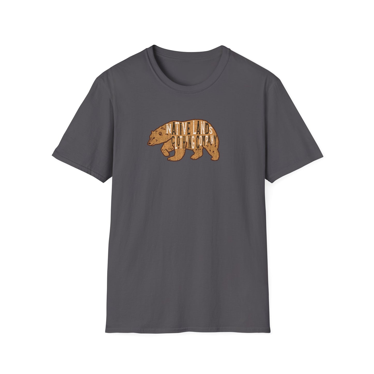 Brown Bear Shirt Cotton - First Nations, Canadian Aboriginal, Indigenous, Native American