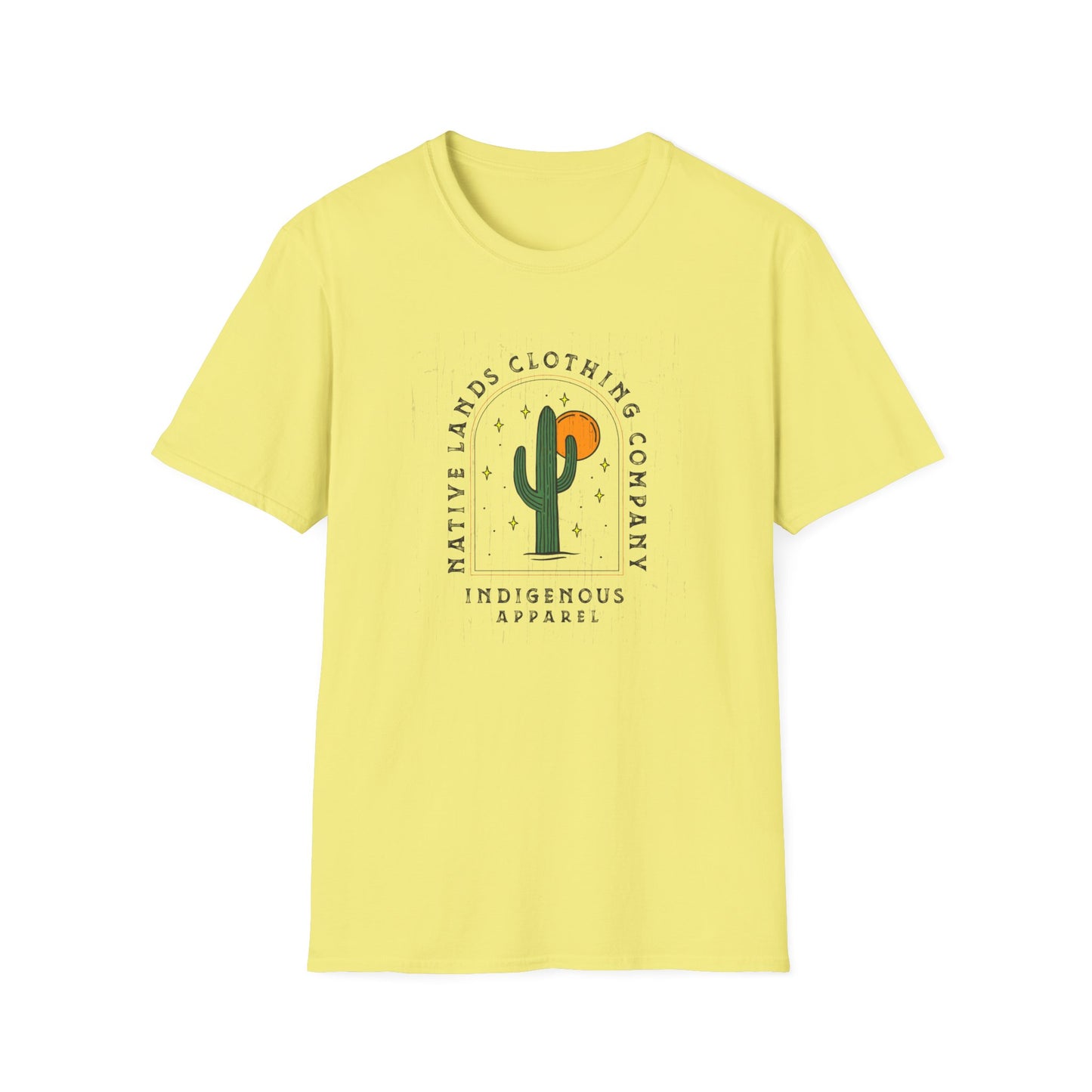 Cactus Sun Shirt Cotton - First Nations, Canadian Aboriginal, Indigenous, Native American