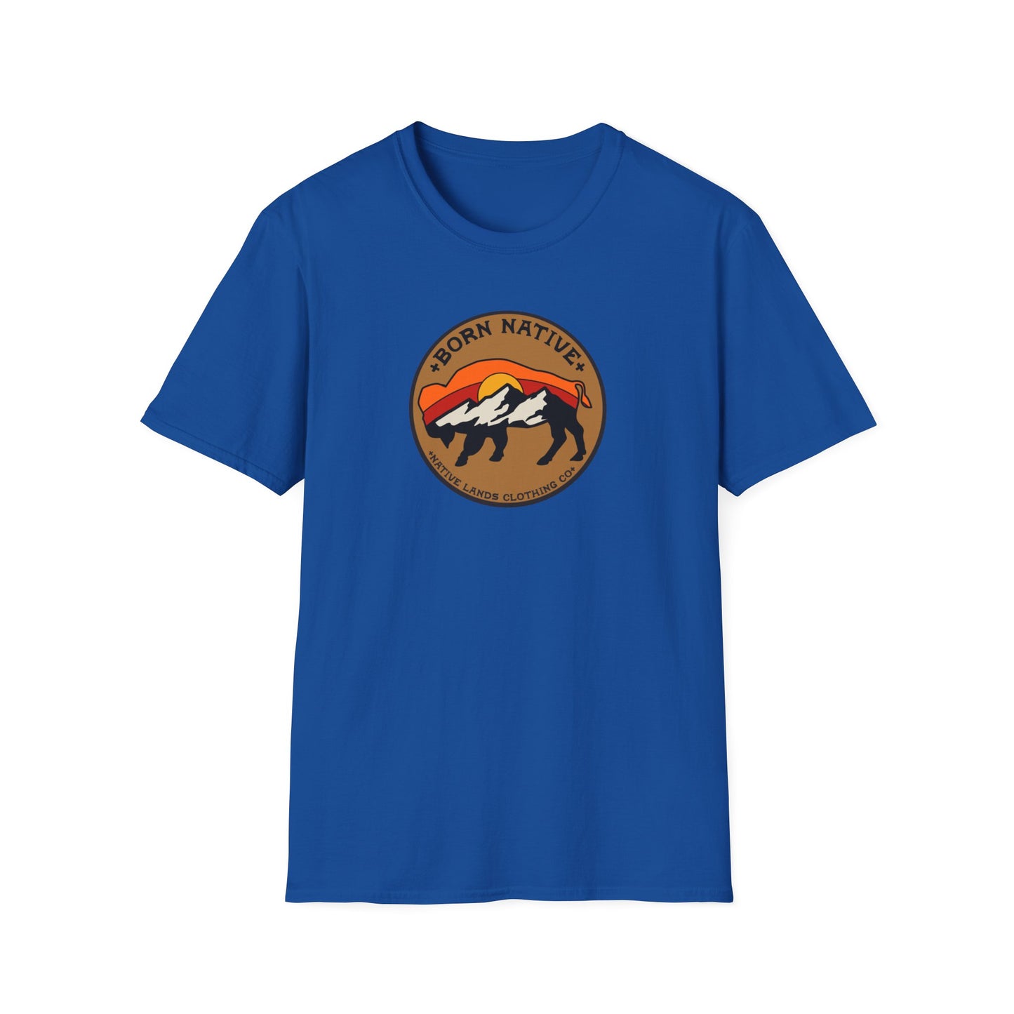 Born Native Shirt Bison Cotton - Premières Nations, Autochtones canadiens, Autochtones, Amérindiens