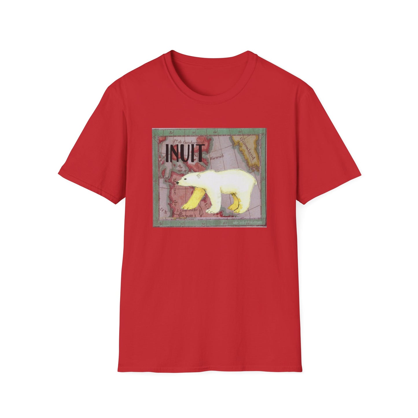 Camicia della tribù Inuit Orso polare Cotone Nativo americano