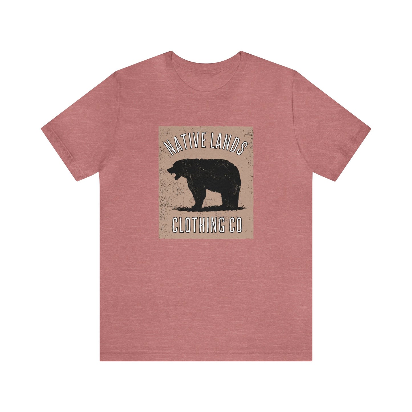 Bear Roaring Shirt Solbränd bomull indian