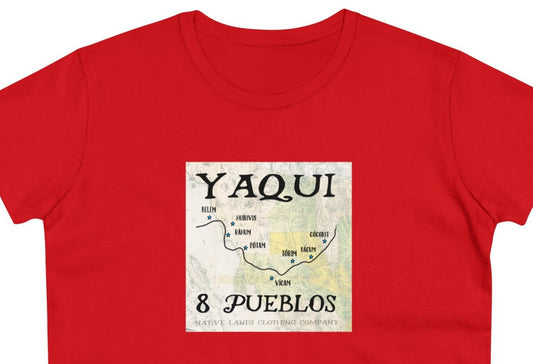 Yaqui Tribe-Hemd für Damen, Pueblos-Baumwolle, Indianer