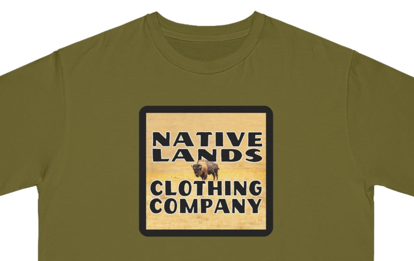 Bio-Bison-Prairie-Hemd aus Baumwolle der amerikanischen Ureinwohner