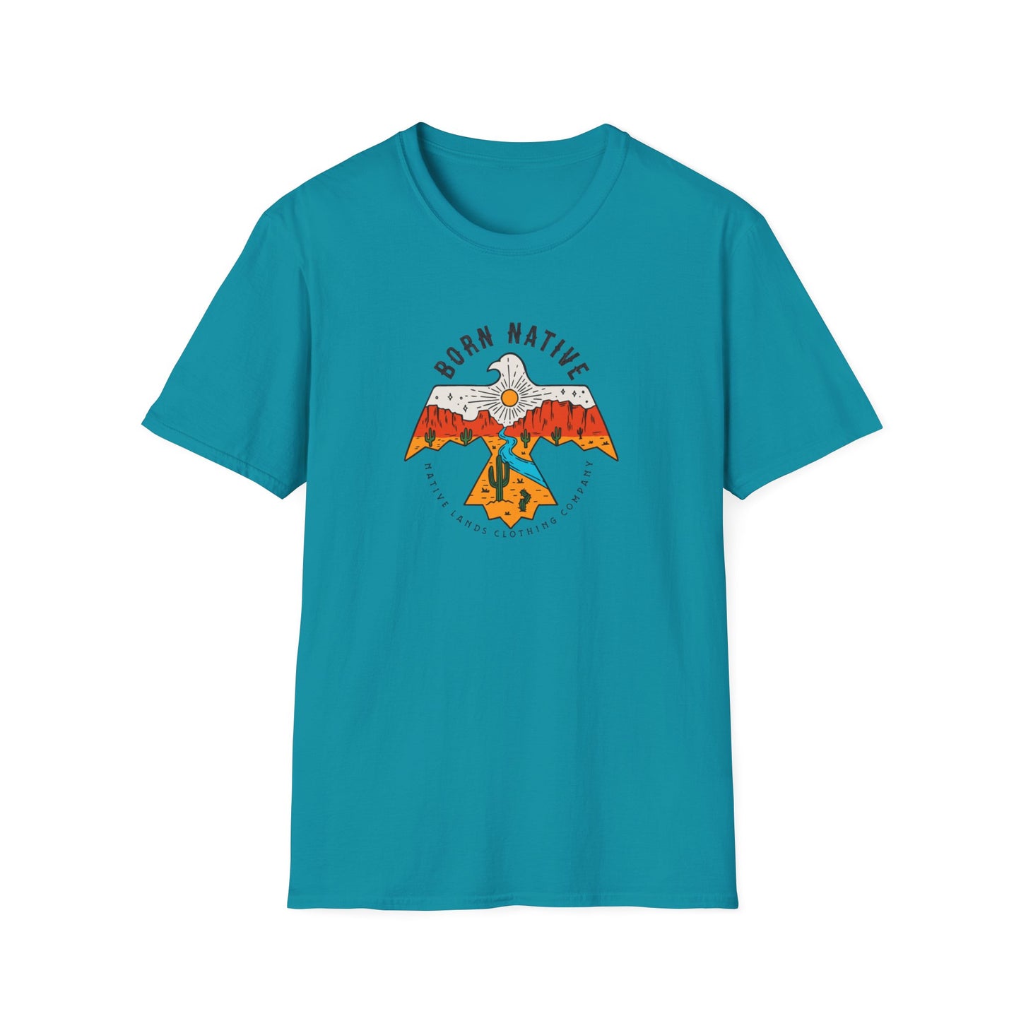 Born Native Thunderbird Shirt Baumwolle – First Nations, kanadische Aborigines, Indigene, Indianer