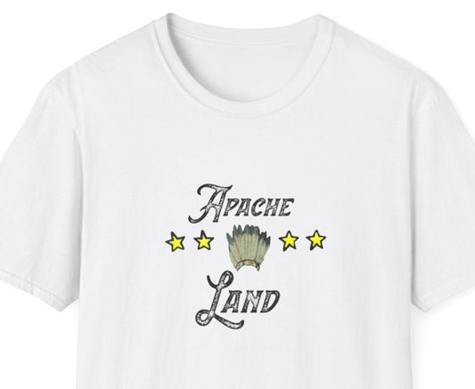 Apache Tribe Shirt Stars Cotton Native American