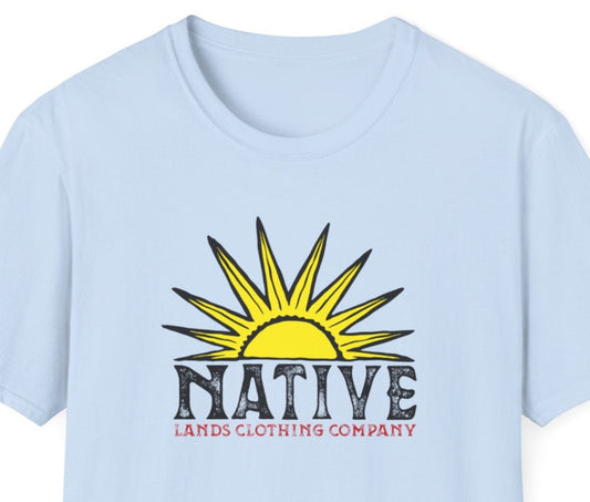 Native Sun Shirt Katoen - First Nations, Canadese Aboriginal, Inheems, Native American