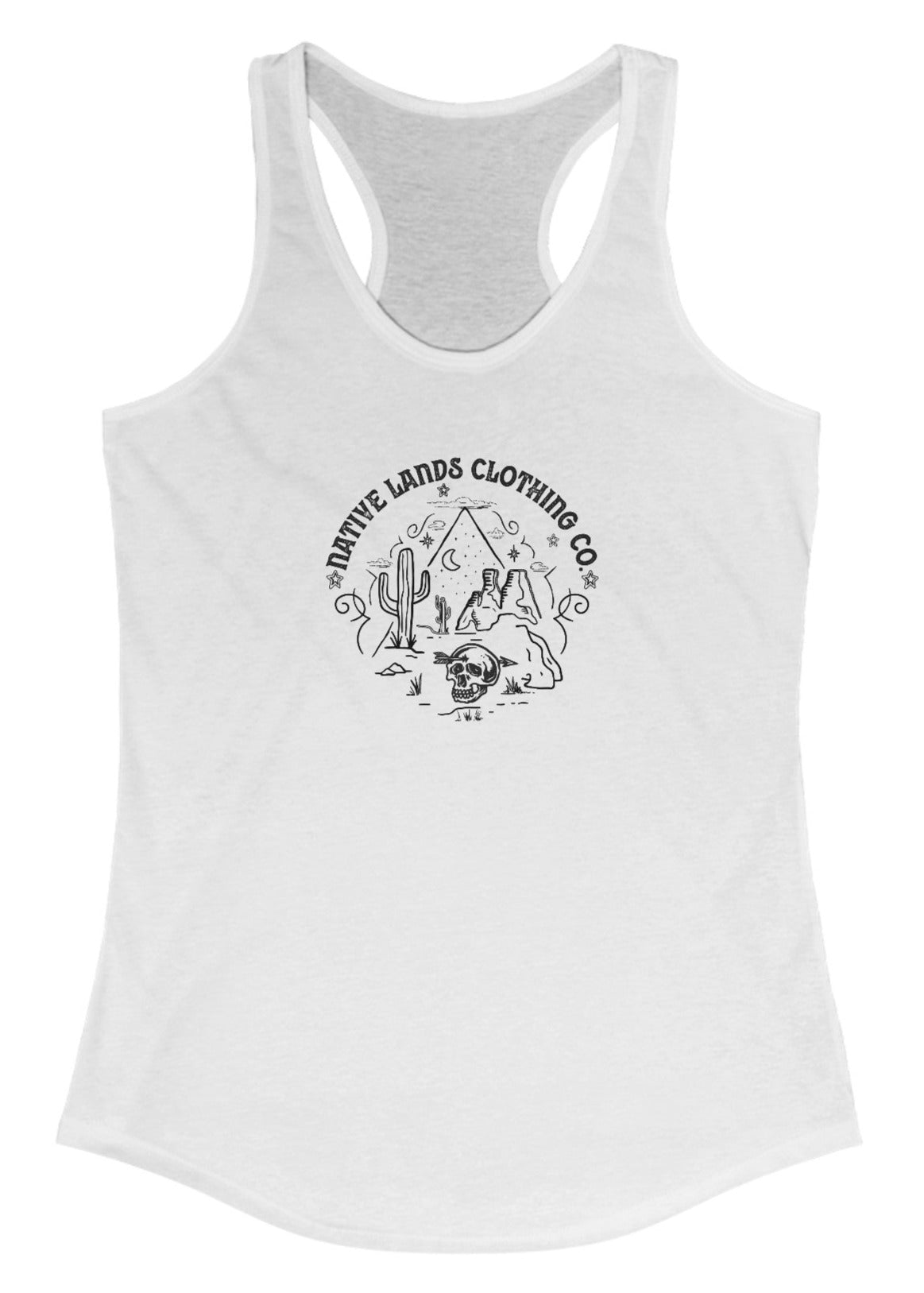 Womens Desert Tank Top Racerback First Nations Canadian Aboriginal Indigenous Native American