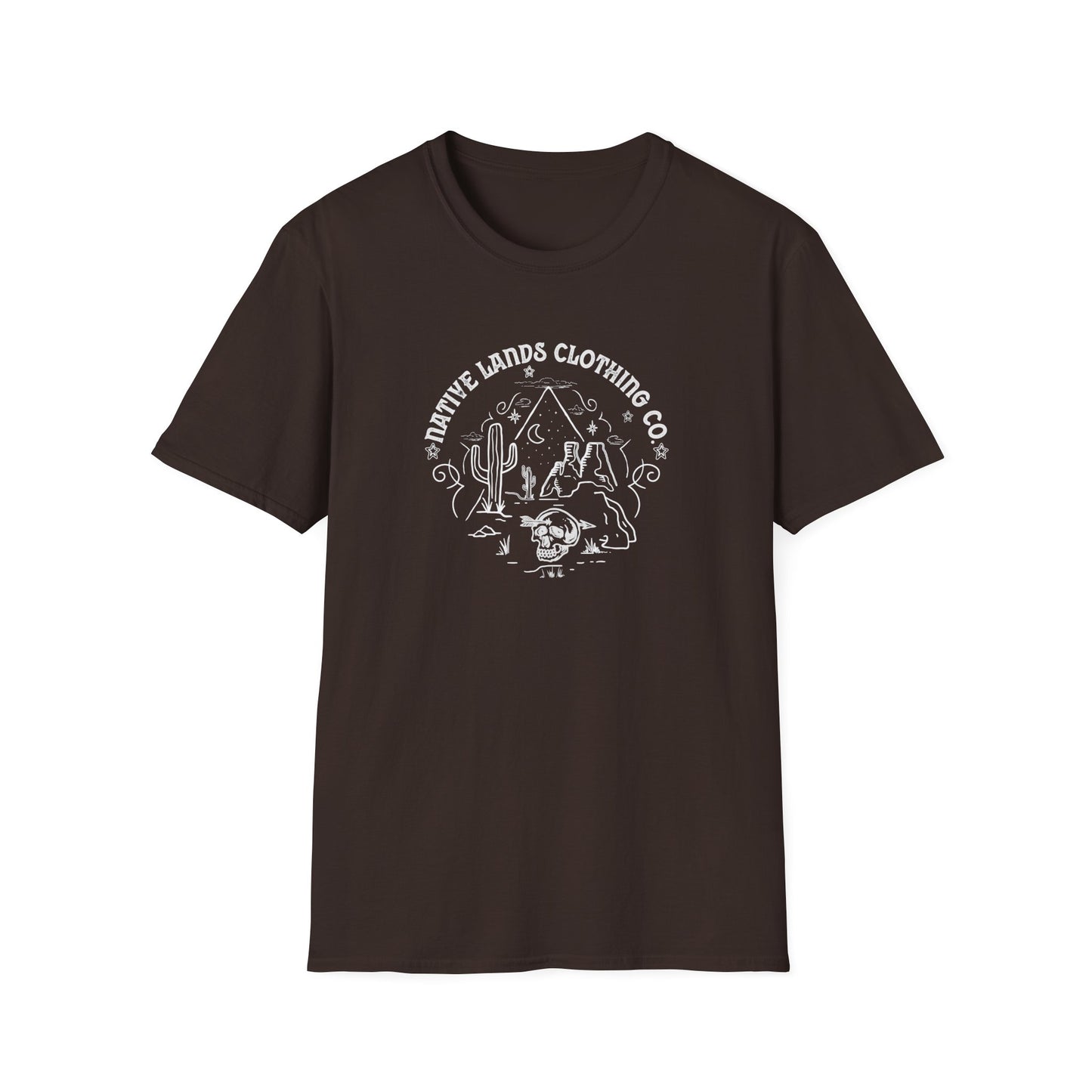 Desert Pyramid Shirt Katoen - First Nations, Canadese Aboriginal, Inheems, Native American