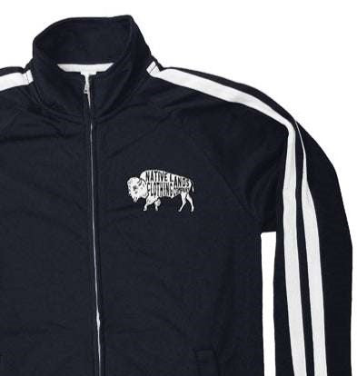 Bison Track Jacket Embroidered - First Nations, Canadian Aboriginal, Indigenous, Native American