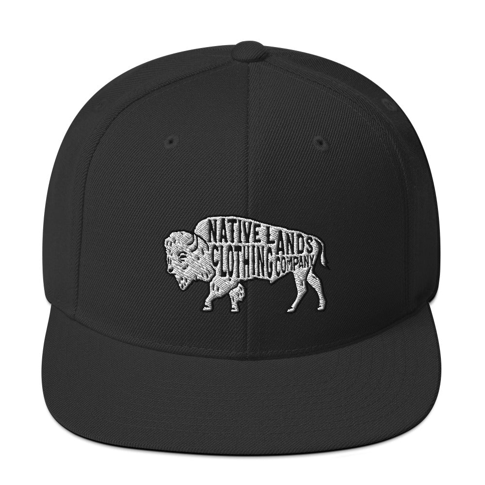 Sombrero Snapback Bisonte Bordado Nativo Americano