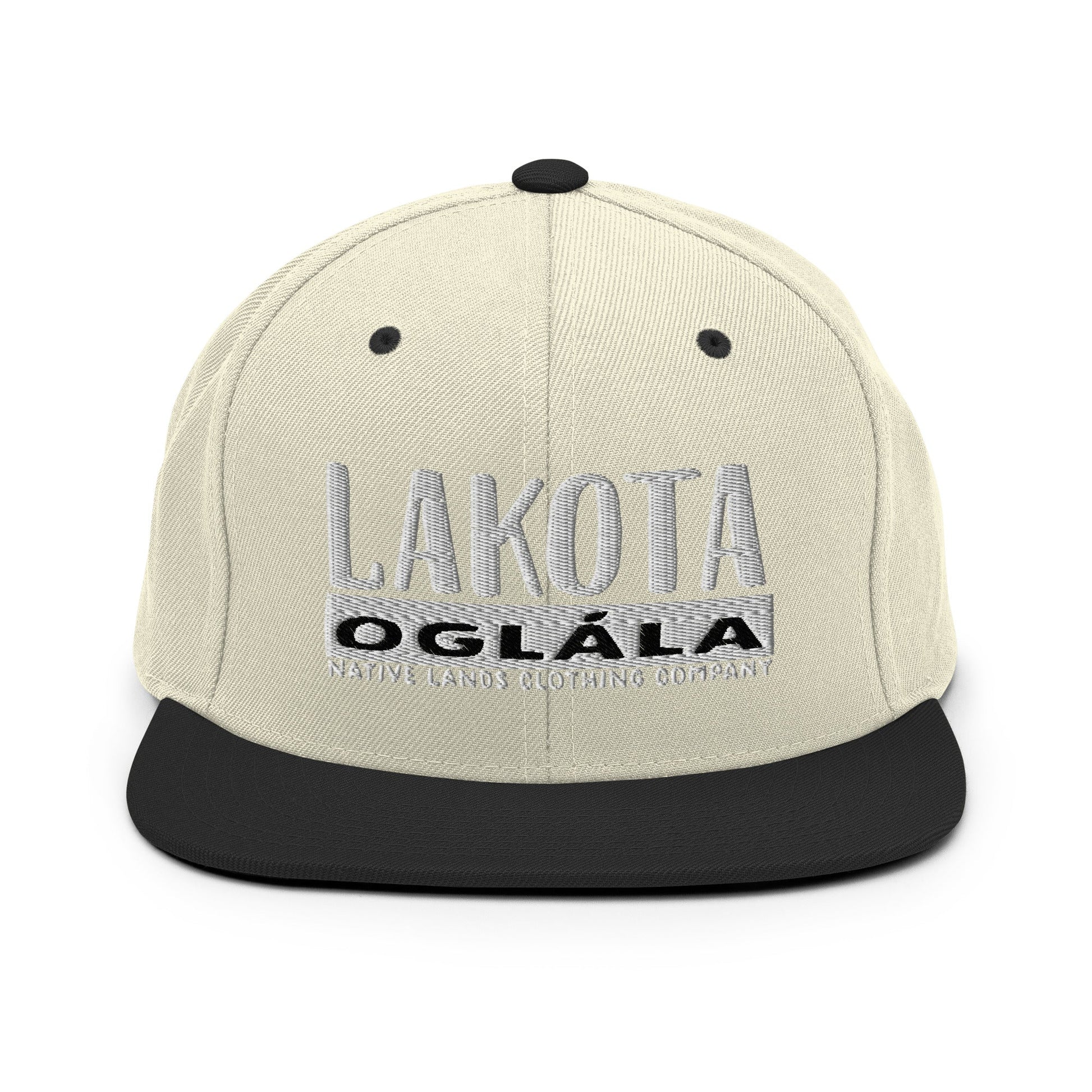 Lakota Oglala Snapback Hat Embroidered Native American Native Lands Clothing Company