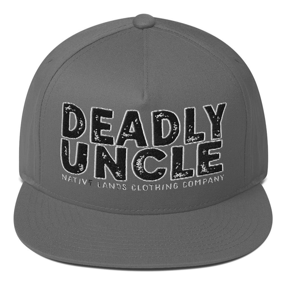 Плоская кепка «Смертельный дядя» с вышивкой коренных американцев