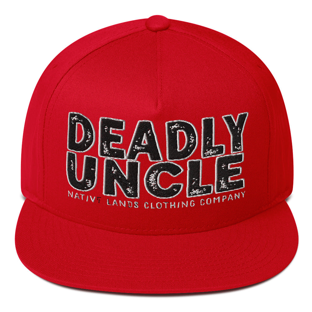 Deadly Uncle 平顶帽刺绣美洲原住民