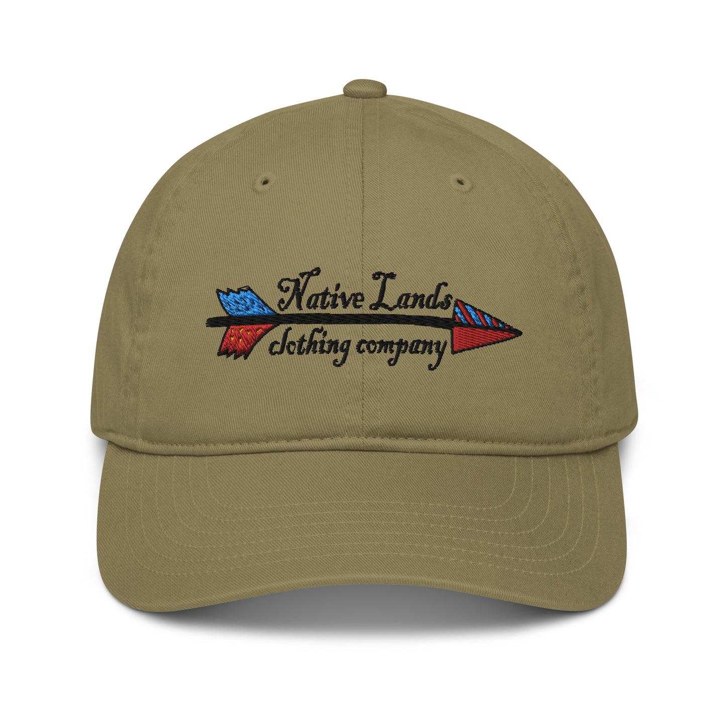 Organic Native Arrow Dad Hat Embroidered Native American