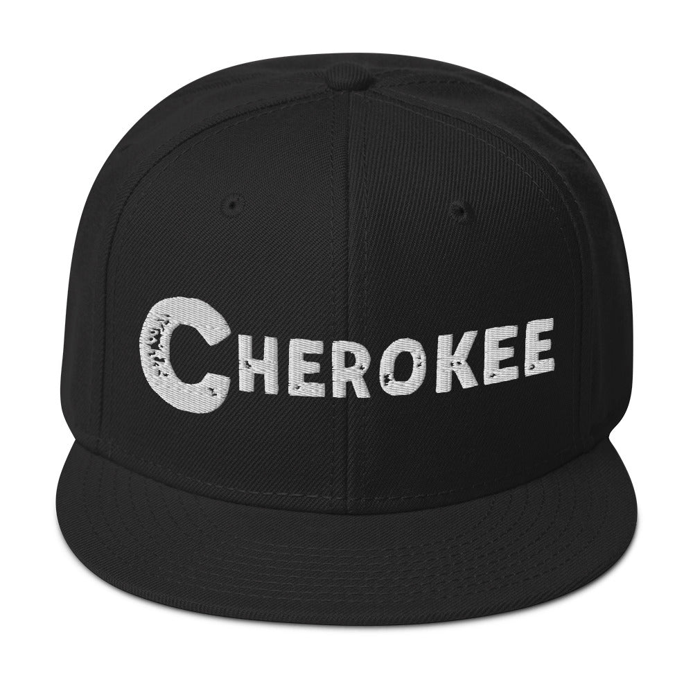 Cherokee Tribe Snapback Hat Nakaburda Katutubong Amerikano