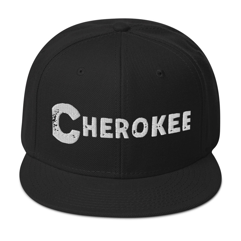 Cherokee Tribe Snapback Hat Brodé Amérindien